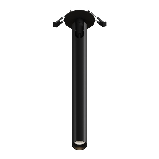 Spot LED 6W Incastrat, Maytoni C141RS-L300-6W3K-B, 270lm, Lumina Calda (3000K), Negru
