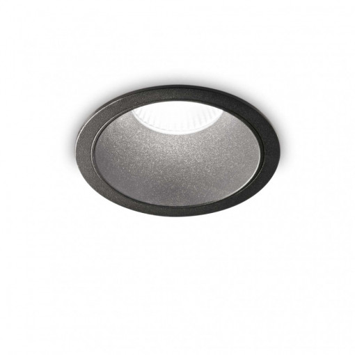 Spot LED Game 273167, incastrabil, rotund, 20W, 2350lm, lumina calda, IP20, negru, Ideal Lux