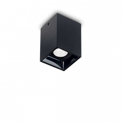 Spot LED NITRO FI patrat, negru, 10W, 900 lm, lumina calda (3000K), 206042, Ideal Lux