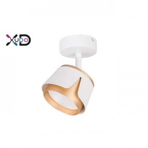 Spot Xudo, 1xGX53, orientabil, auriu+alb