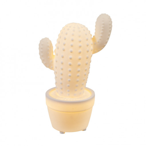 Veioza decorativa Chaita, forma cactus, alimentare baterii(3xLR44 incluse), 22808 Globo