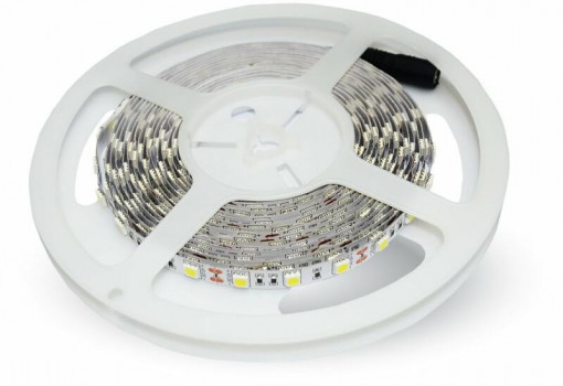 Banda led 5050, 1000 lm/m, 10.8W/m protectie IP20, lumina ultra calda(2200K), V-TAC