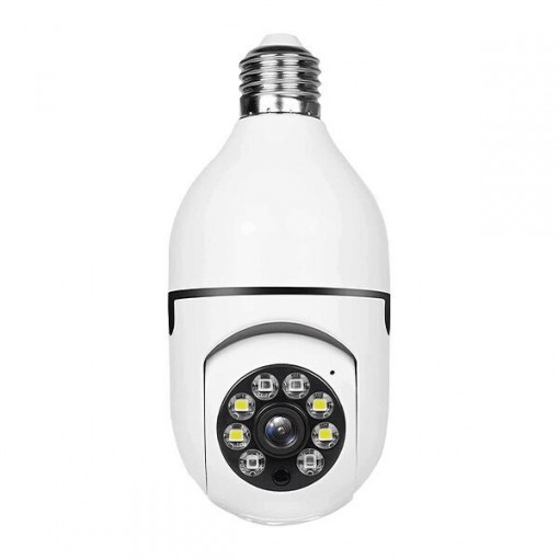 Bec Smart camera, Wi-fi, alb, dulie E27, Optonica