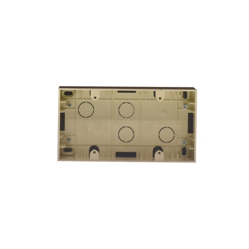 Doza dubla montaj aplicat, IP20, Bronz, Panasonic Karre Plus 55