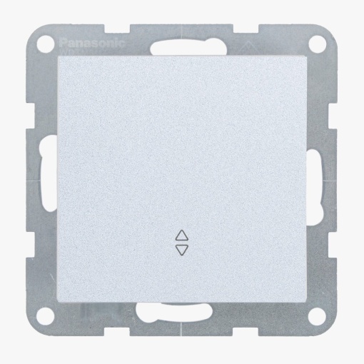 Intrerupator cap scara 10A, IP20, Argintiu, Panasonic Karre Plus 55
