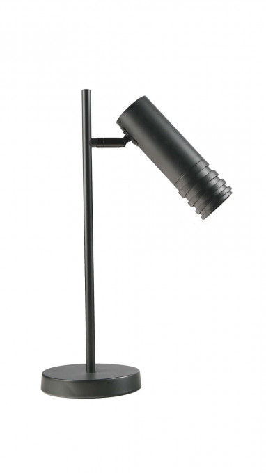 Lampa de birou Drill TL1 108007, cu intrerupator, 1xGU10, neagra, IP20, Klausen