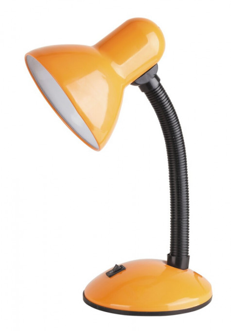 Lampa de birou Dylan 4171, cu intrerupator, orientabila, 1xE27, portocalie, IP20, Rabalux