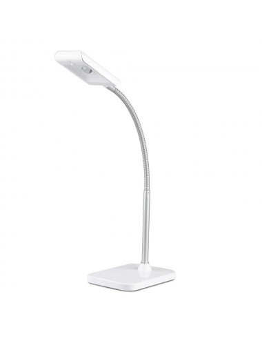 Lampa de birou LED 2586, cu intrerupator touch, orientabila, 3.6W, 260lm, lumina calda, alba, IP20, V-TAC