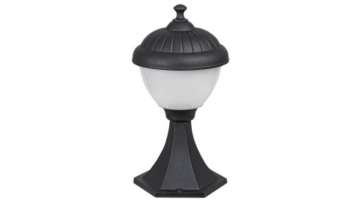 Lampa de exterior Modesto, metal, alb, negru, 1 bec, dulie E27, 7675, Rabalux