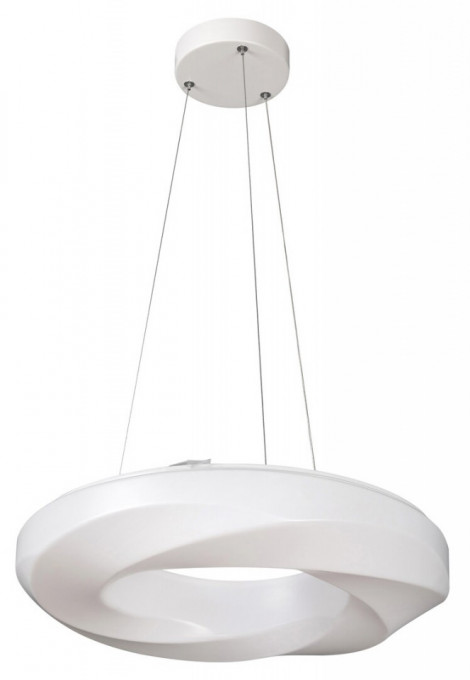 Lustra LED Gisele 2266, 24W, 2150lm, lumina neutra, IP20, alba, Rabalux