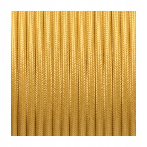Pachet 3m Cablu Textil Auriu 3x0,75