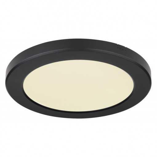 Plafoniera LED Lasse 12379-18B, 18W, 1500lm, lumina calda+neutra+rece, IP20, neagra, Globo Lighting