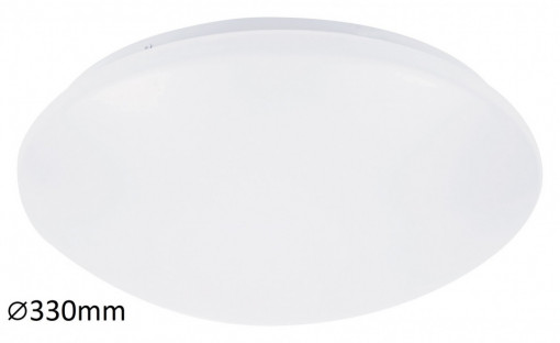 Plafoniera LED Lucas 3435, 18W(80W), 1140lm, lumina neutra, IP20, alba, Rabalux