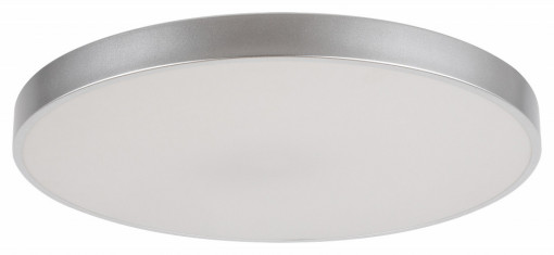 Plafoniera LED Tesia 3315-RAB, 36W, 2600lm, lumina calda, argintie+alba, IP20, Rabalux