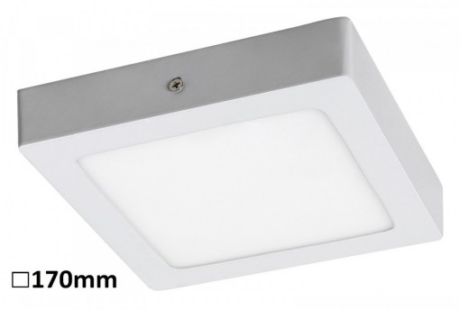 Plafoniera Lois LED, patrat, metal, alb mat, 800 lm, lumina neutra (4000K), 2663, Rabalux [1]- savelectro.ro