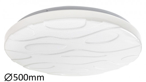 Plafoniera Mason LED, metal, alb, cu telecomanda, 4500 lm, temperatura de culoare variabila (3000-6500K), 1508, Rabalux