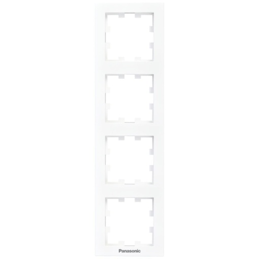 Rama 4 module verticala, IP20, Alb, Panasonic Karre Plus 55