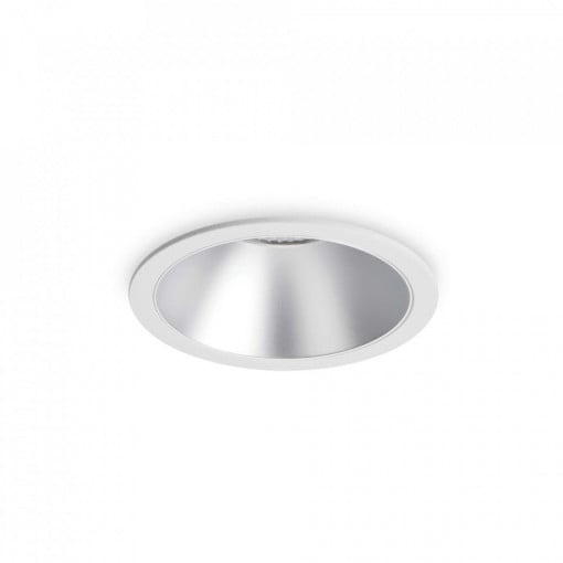 Spot incastrabil LED GAME rotund, alb, argintiu, 11W, 1000 lm, lumina calda (3000K), 192284, Ideal Lux