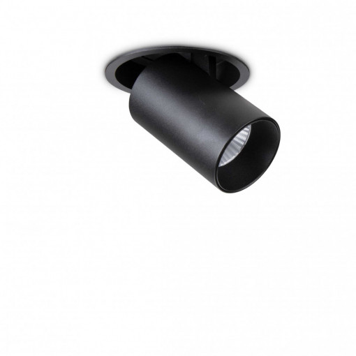 Spot LED Nova Fi 248189, orientabil, 12W, 1000lm, lumina calda, IP20, negru, Ideal Lux