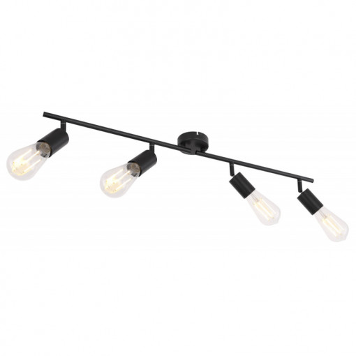 Spot Martha 54008-4, 4xE27, negru, IP20, Globo Lighting