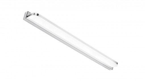 Aplica LED AQUINA, metal, sticla, alb, crom, 1 bec, 9W, 585 lm, lumina neutra (4000K), 146004, Klausen
