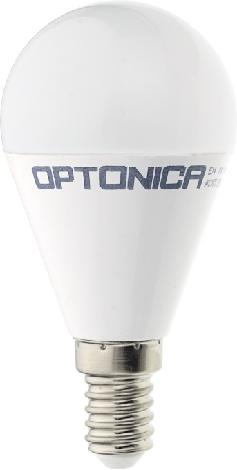 Bec LED 8W(54W) Optonica, sferic, E14, 710 lm, lumina neutra (4000K), clasa energetica F