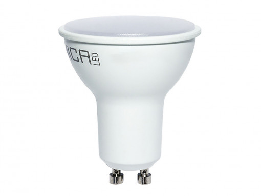Bec LED GU10 Optonica, 9.5W(65W), 880 lm, lumina calda (2700K), clasa energetica F