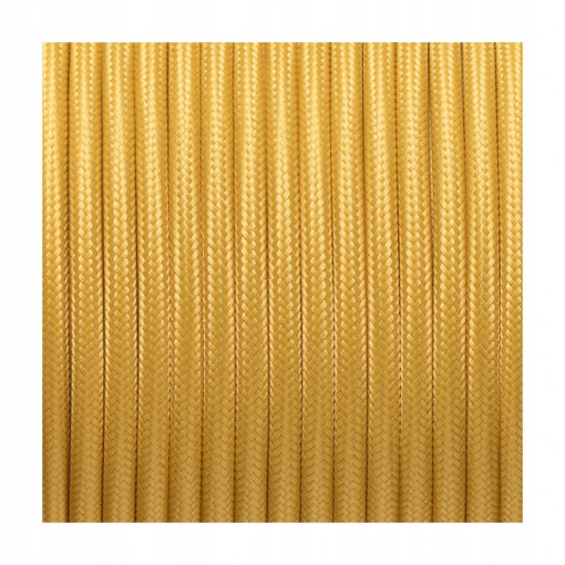 Cablu Textil Auriu 2x0,75