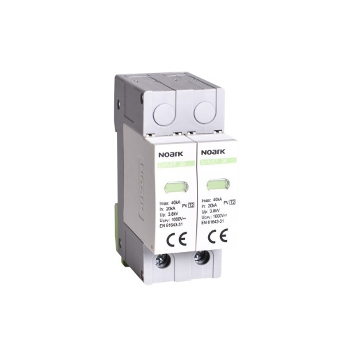 Descarcator pentru sisteme fotovoltaice, 2P, max 1000V, Noark