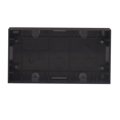 Doza dubla montaj aplicat, IP20, Grafit, Panasonic Karre Plus 55
