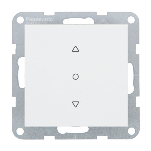 Intrerupator jaluzele 10A, IP20, Alb, Panasonic Karre Plus 55