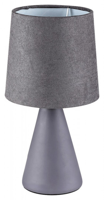 Lampa Nalani, ceramica, textil, gri, 1 bec, dulie E14, 2695, Rabalux