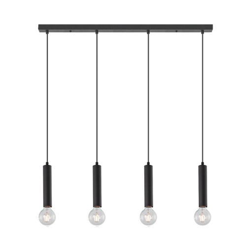 Lustra BR-BV04-00052, 4xE27, neagra, IP20, Braytron [1]- savelectro.ro