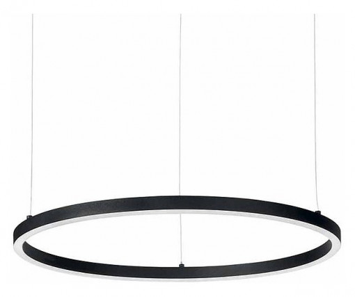 Lustra LED Oracle 229515, rotunda, 35W, 3050lm, lumina calda, IP20, neagra, Ideal Lux