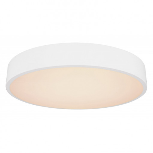 Plafoniera LED Wiss 41744-24, cu telecomandă, 24W, 1350lm, lumina calda+neutra+rece, IP20, alba, Globo Lighting