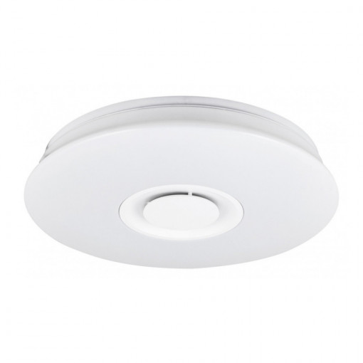 Plafoniera smart LED RGB Murry cu difuzor, dimmer si telecomanda, 24W, 1440lm, IP20, reglabila 3000-6000K, alba, Rabalux