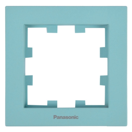 Rama simpla, IP20, Turcoaz, Panasonic Karre Plus 55 Soft Touch