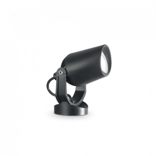 Spot de exterior MINITOMMY PR, metal, negru, 1 bec, dulie GU10, lumina neutra (4000K), 120201, Ideal Lux [1]- savelectro.ro