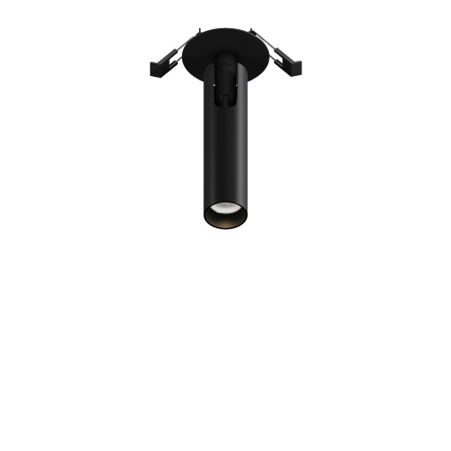 Spot LED 6W Incastrat, Maytoni C141RS-L125-6W3K-B, 270lm, Lumina Calda (3000K), Negru