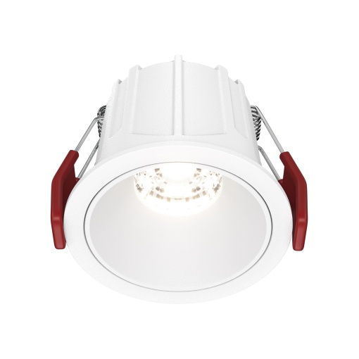 Spot LED Alfa DL043-01-10W4K-RD-W, 10W, 550lm, lumina neutra, IP20, alb, Maytoni