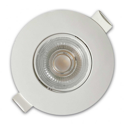 Spot LED Beam KL171000, orientabil, 4.9W, 480lm, lumina neutra, IP20, alb, Klausen