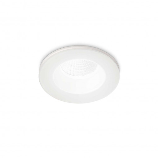Spot LED Room-65 252025, rotund, incastrabil, 8W, 800lm, lumina calda, IP20, alb, Ideal Lux [1]- savelectro.ro