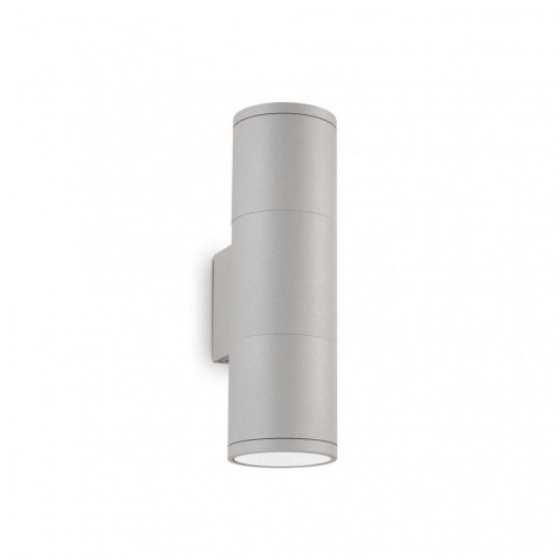 Aplica de exterior GUN AP2 SMALL, gri, 2 becuri, dulie GU10, 163628, Ideal Lux