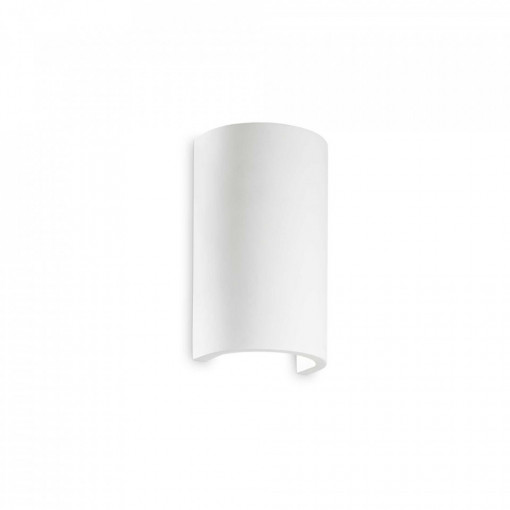 Aplica FLASH GESSO AP1, rotund, metal, alb, 1 bec, dulie G9, 214696, Ideal Lux
