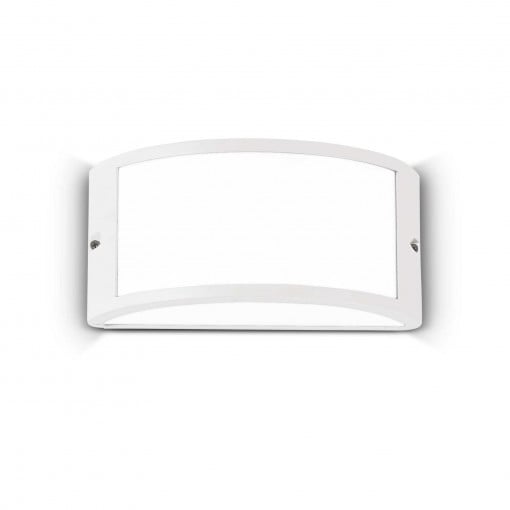 Aplica pentru exterior REX-1, metal, acril, alb, 1 bec, dulie E27, 092393, Ideal Lux [1]- savelectro.ro