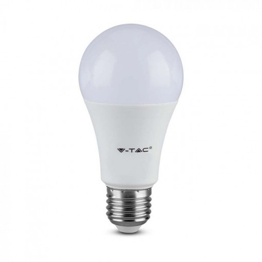 Bec LED 8.5W(60W) V-TAC, E27, 806 lm, lumina neutra (4000K), clasa energetica F