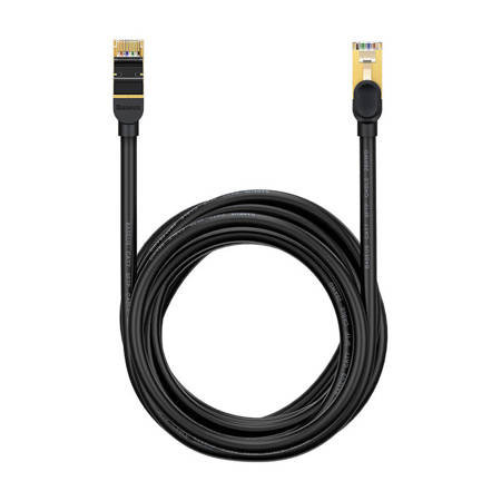 Cablu de rețea Ethernet RJ45, 10 Gbps,20 m, negru, Baseus