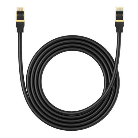 Cablu de rețea Ethernet RJ45, cat.8, 40Gbps, 2 m, negru, Baseus