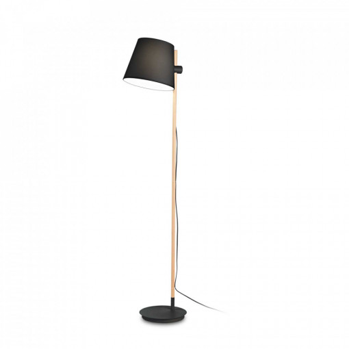 Lampadar AXEL PT1, metal, negru, 1 bec, dulie E27, 282084, Ideal Lux