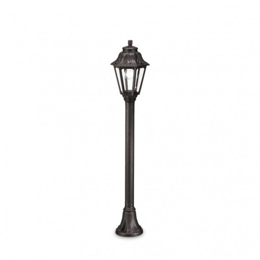 Lampadar de exterior ANNA PT1, negru, 1 bec, dulie E27, 101514, Ideal Lux